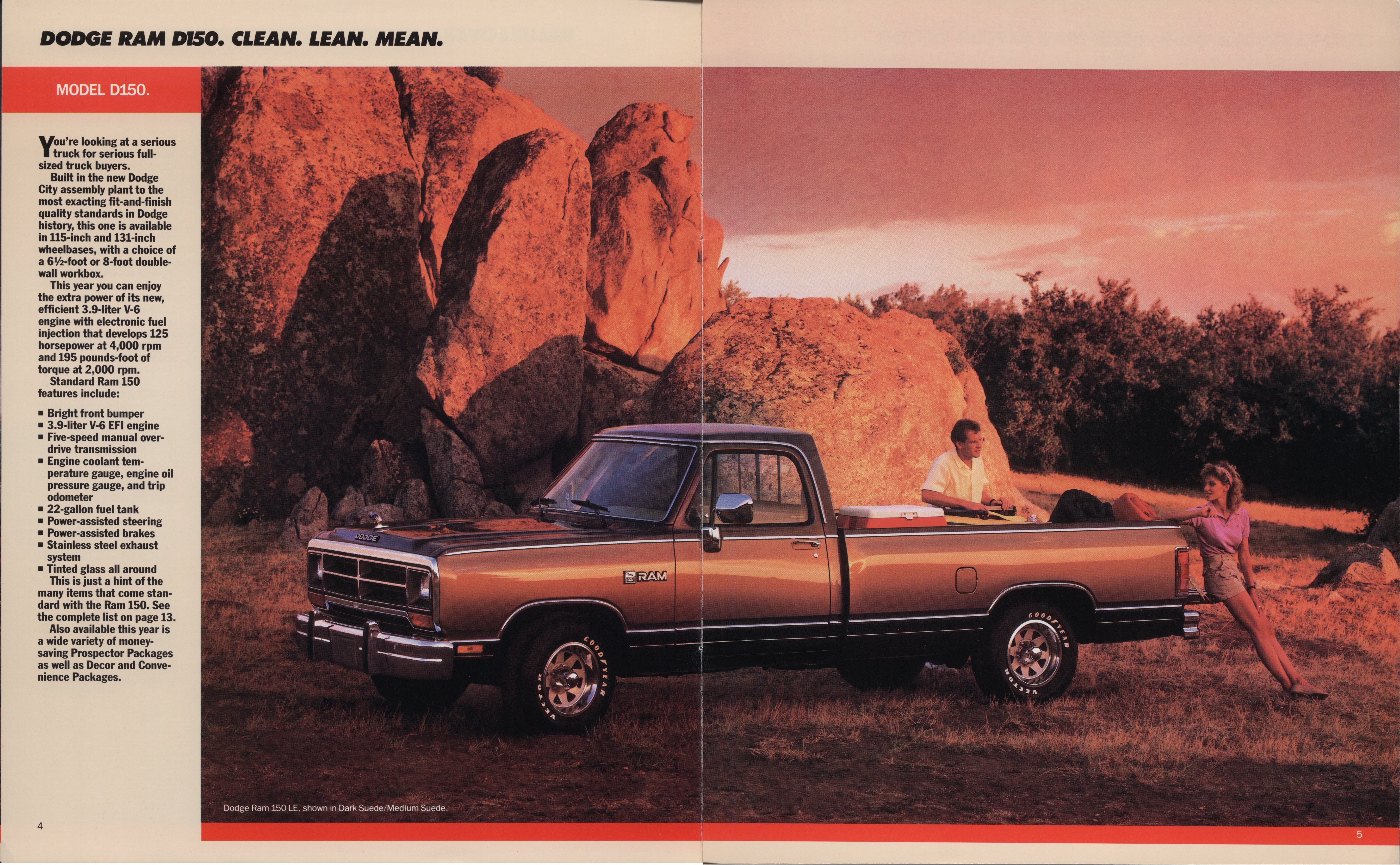 1988 Dodge Full-Size Pickups Brochure 04-05