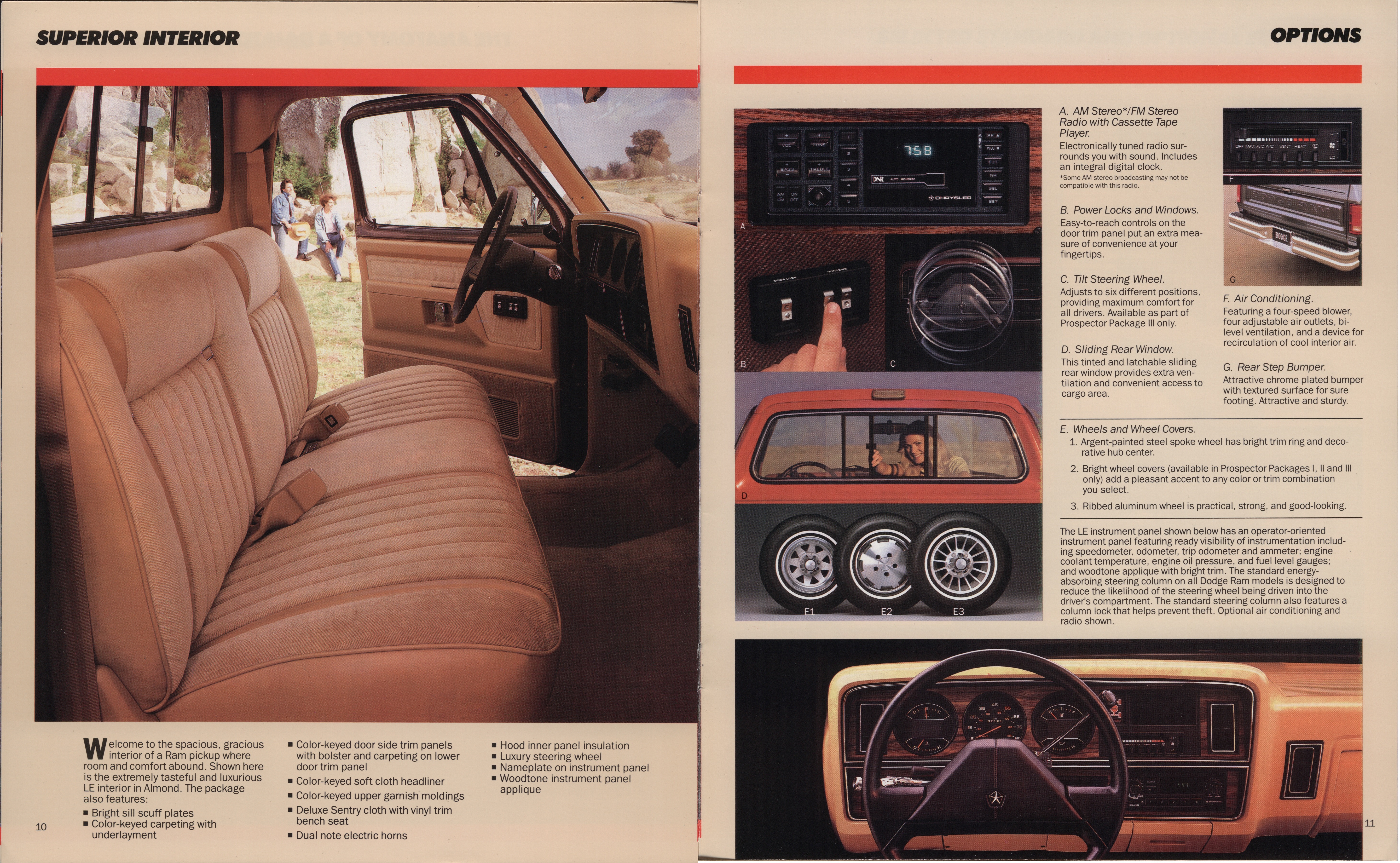 1988 Dodge Full-Size Pickups Brochure 10-11