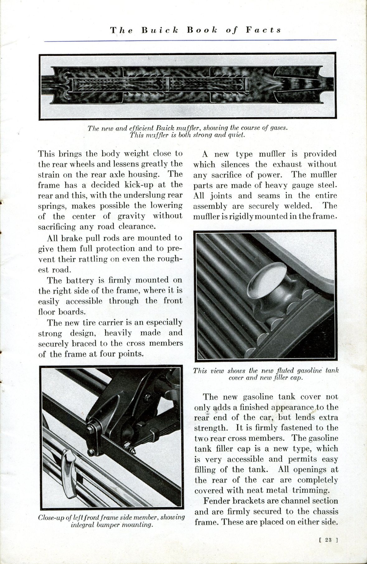The Buick Book of Facts Buick 1930 