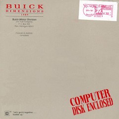 1989-Buick-Dimensions-Mailer-with-CDs