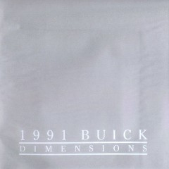 1991-Buick-Dimensions-Mailer-with-Disk