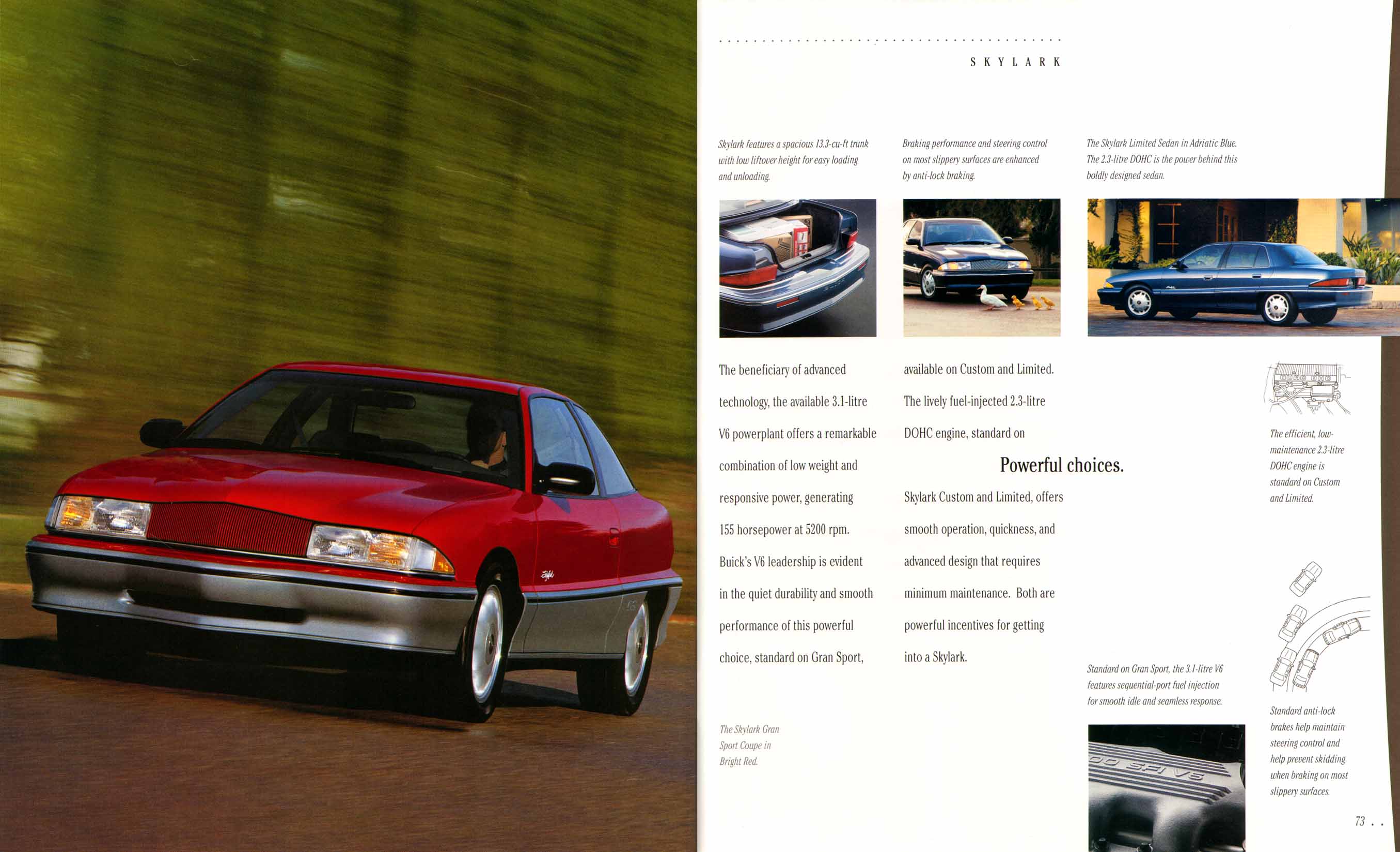 1995 Buick Full Line Prestige-72-73