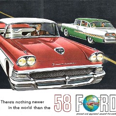 1958 Ford Full Line Foldout (4-58)