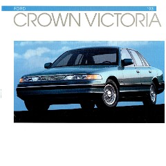 1993 Ford Crown Victoria Police Package Brochure Mint 