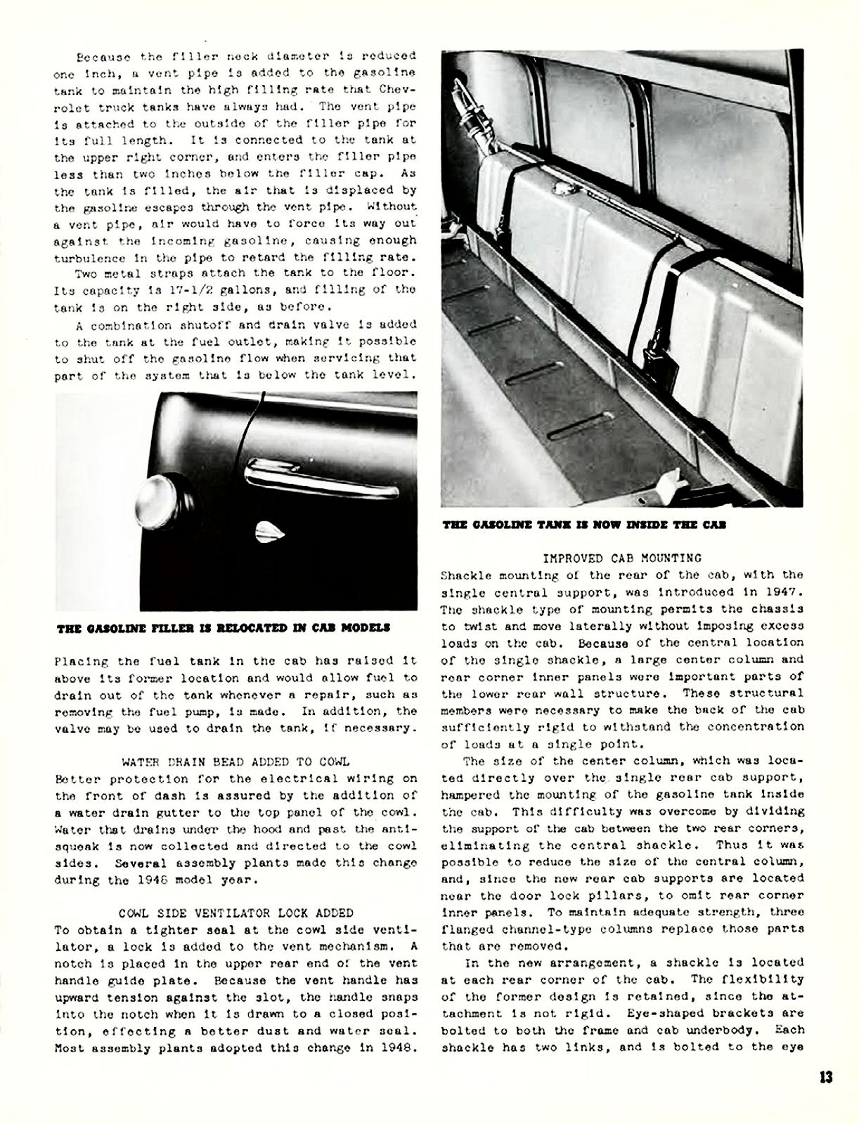 1949 Chevrolet Truck Engineering Features-13