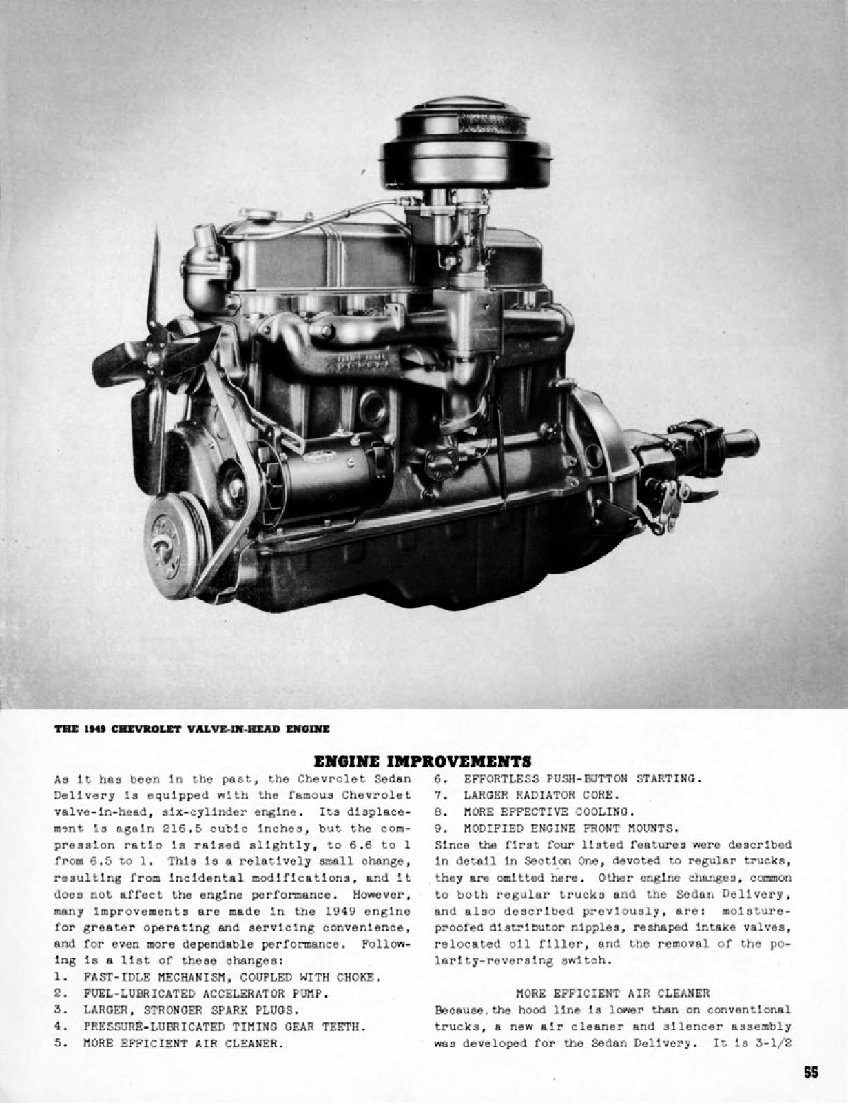 1949 Chevrolet Truck Engineering Features-55