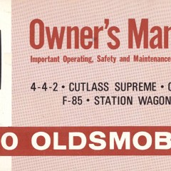 1970-Oldsmobile-Cutlass-Owners-Manual
