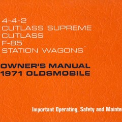 1971-Oldsmobile-Cutlass-Owners-Manual