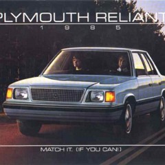 1985 Plymouth Reliant Brochure