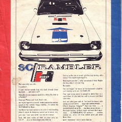 1969 Hurst SCRambler Promo Sheet