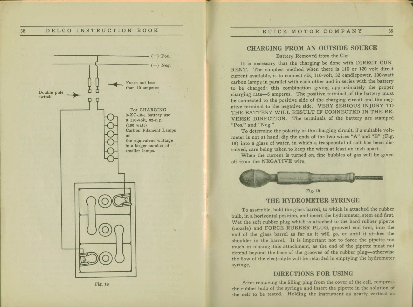 1916 Buick Delco Instruction Book-38-39