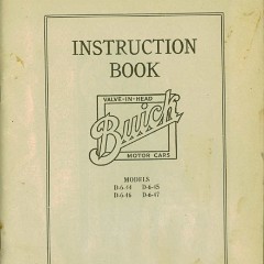 1916 Buick D-44  D-45 Instruction Book-01