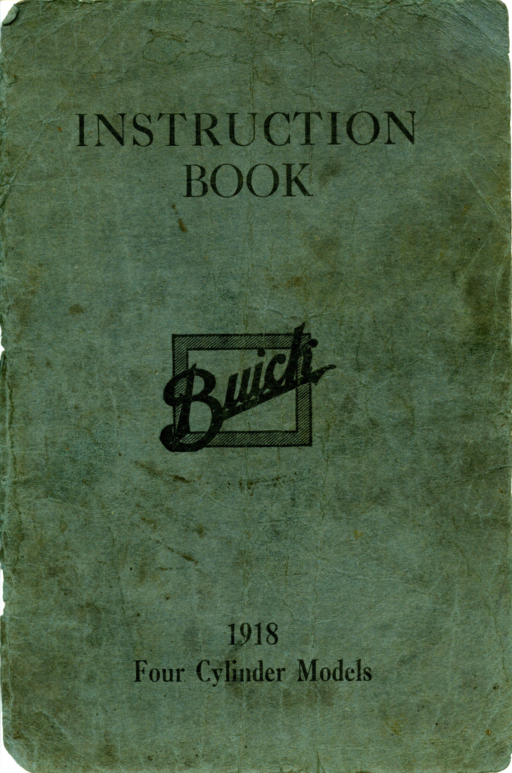 1918 Buick Instruction Book-4 Cyl-00