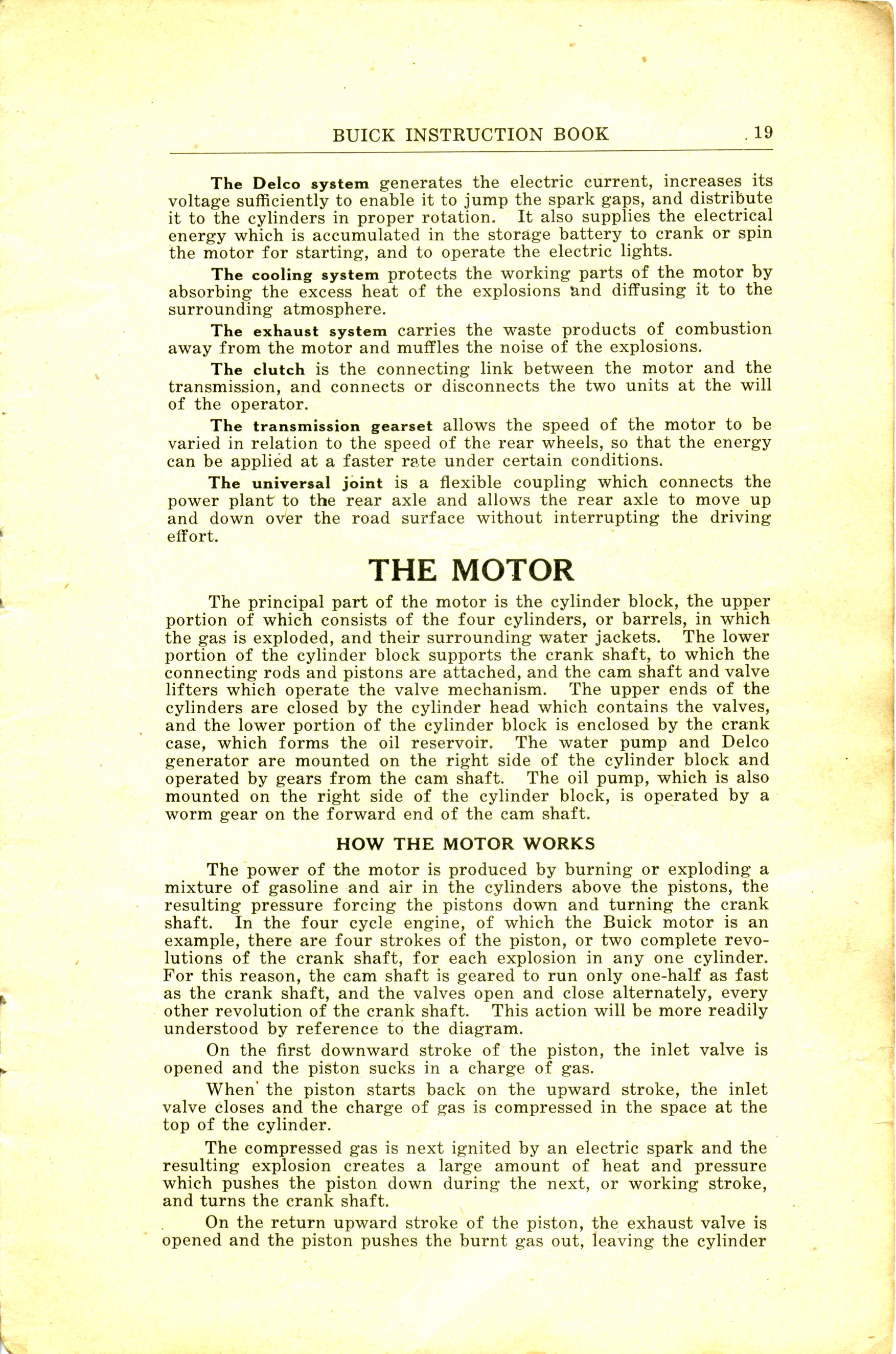 1918 Buick Instruction Book-4 Cyl-19