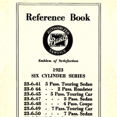 1923 Buick 6 cyl Reference Book-01