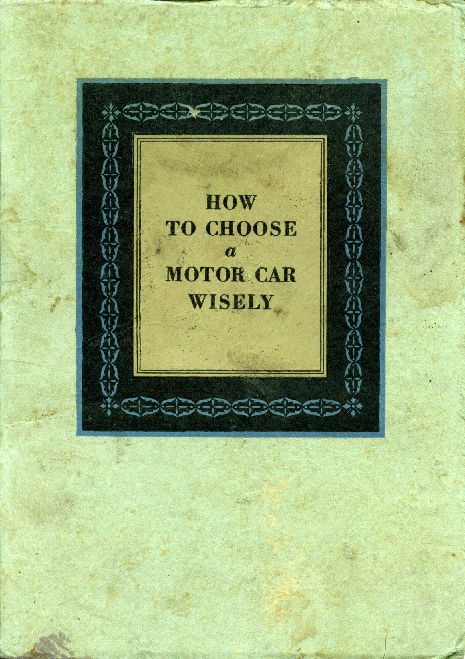 1928 Buick-How to Choose a Motor Car Wisely-00