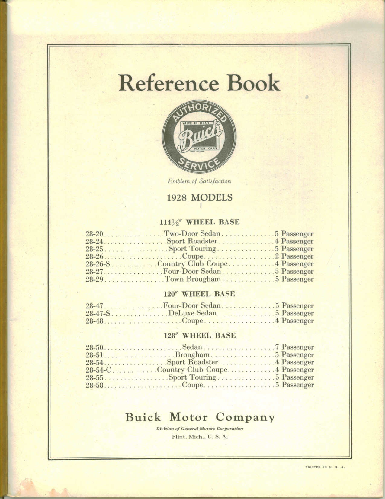 1928 Buick Reference Book-01