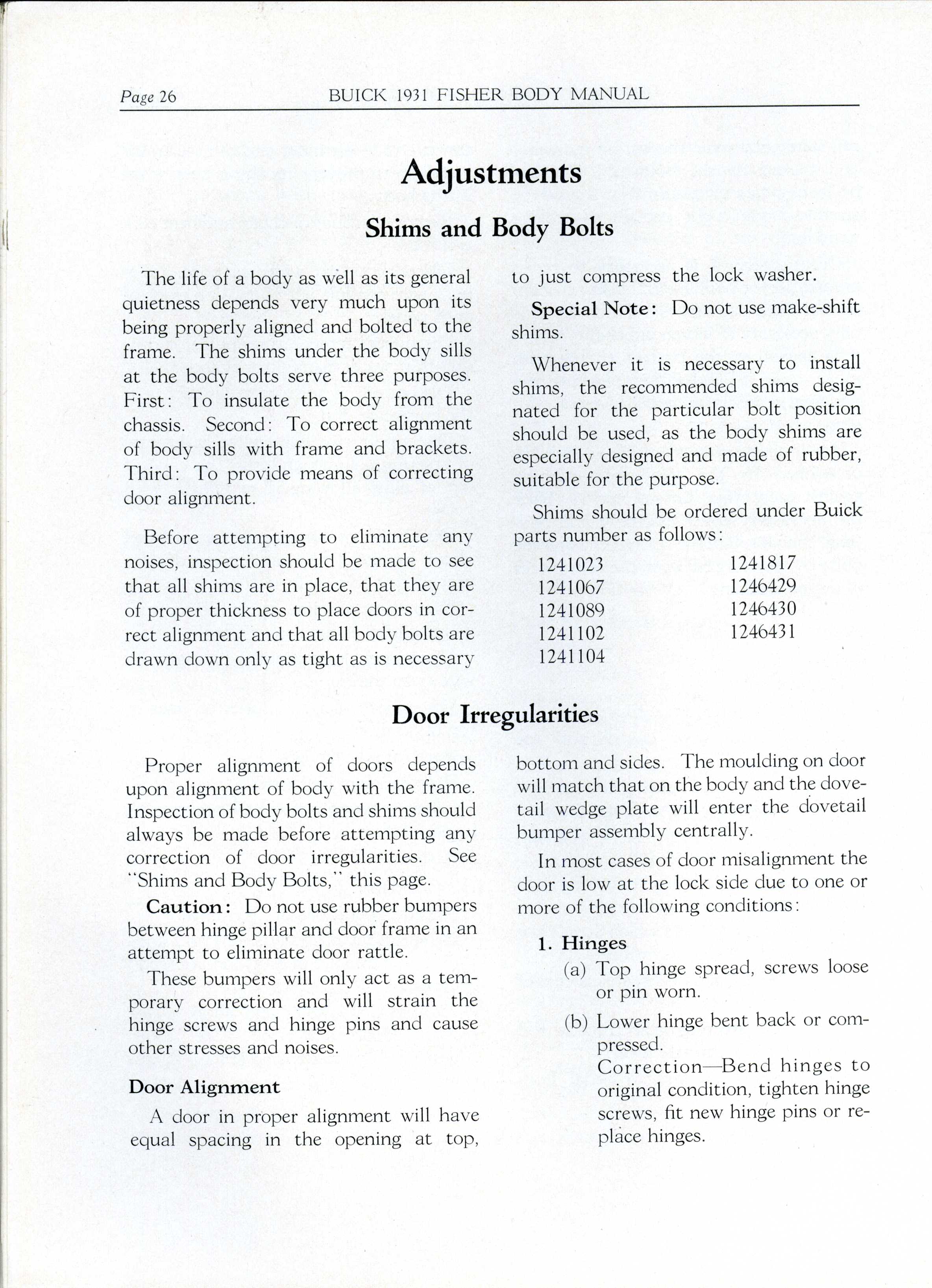 1931 Buick Fisher Body Manual-26