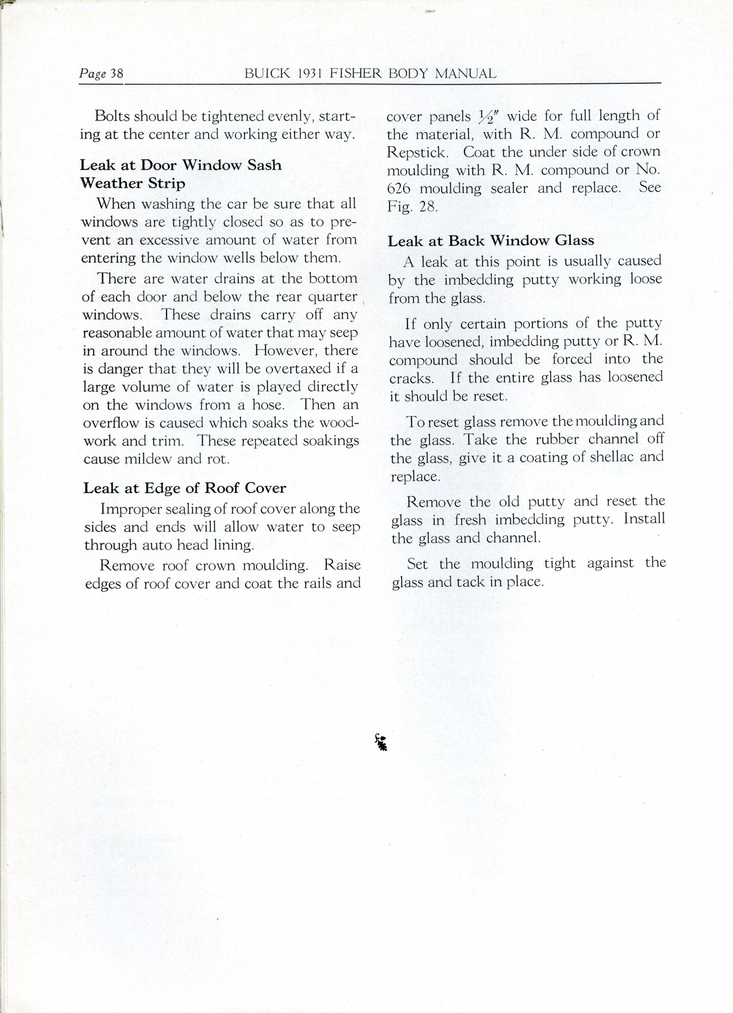 1931 Buick Fisher Body Manual-38