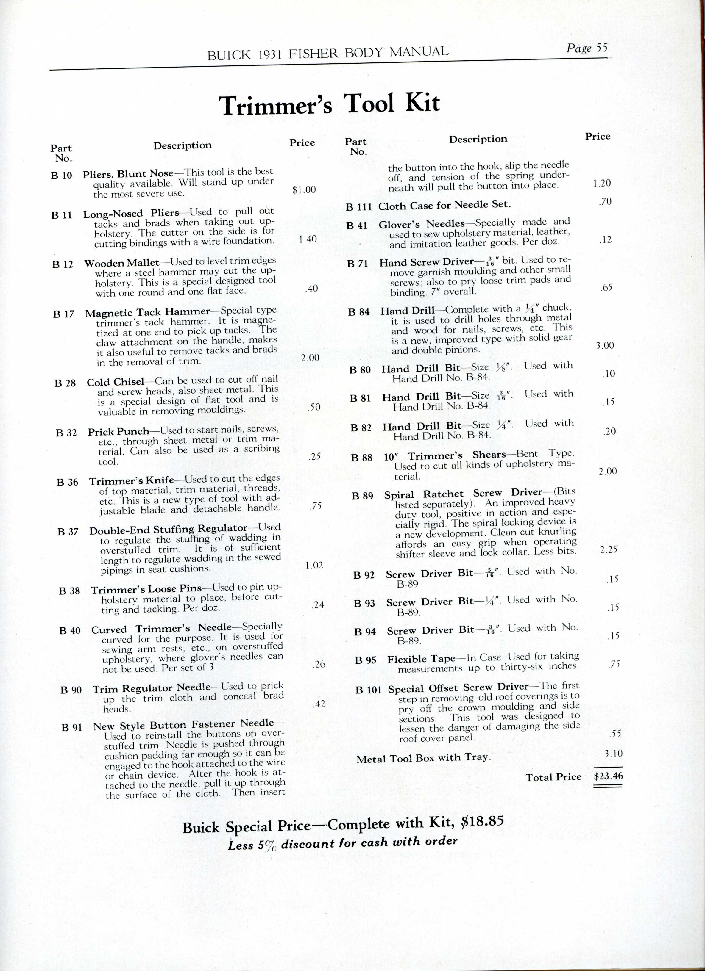 1931 Buick Fisher Body Manual-55