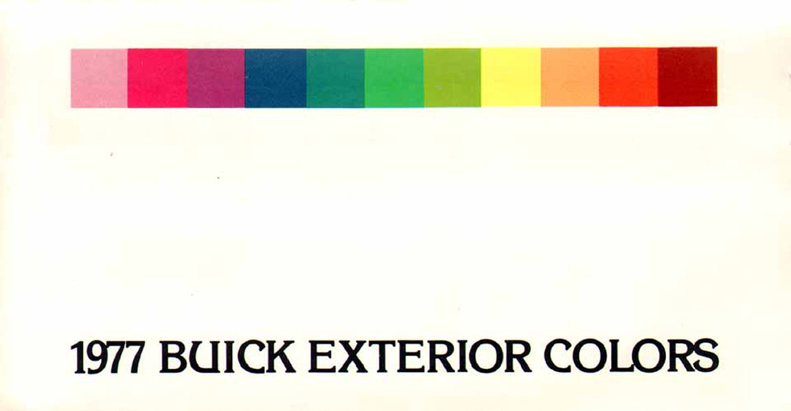 1977 Buick Exterior Colors Chart-01