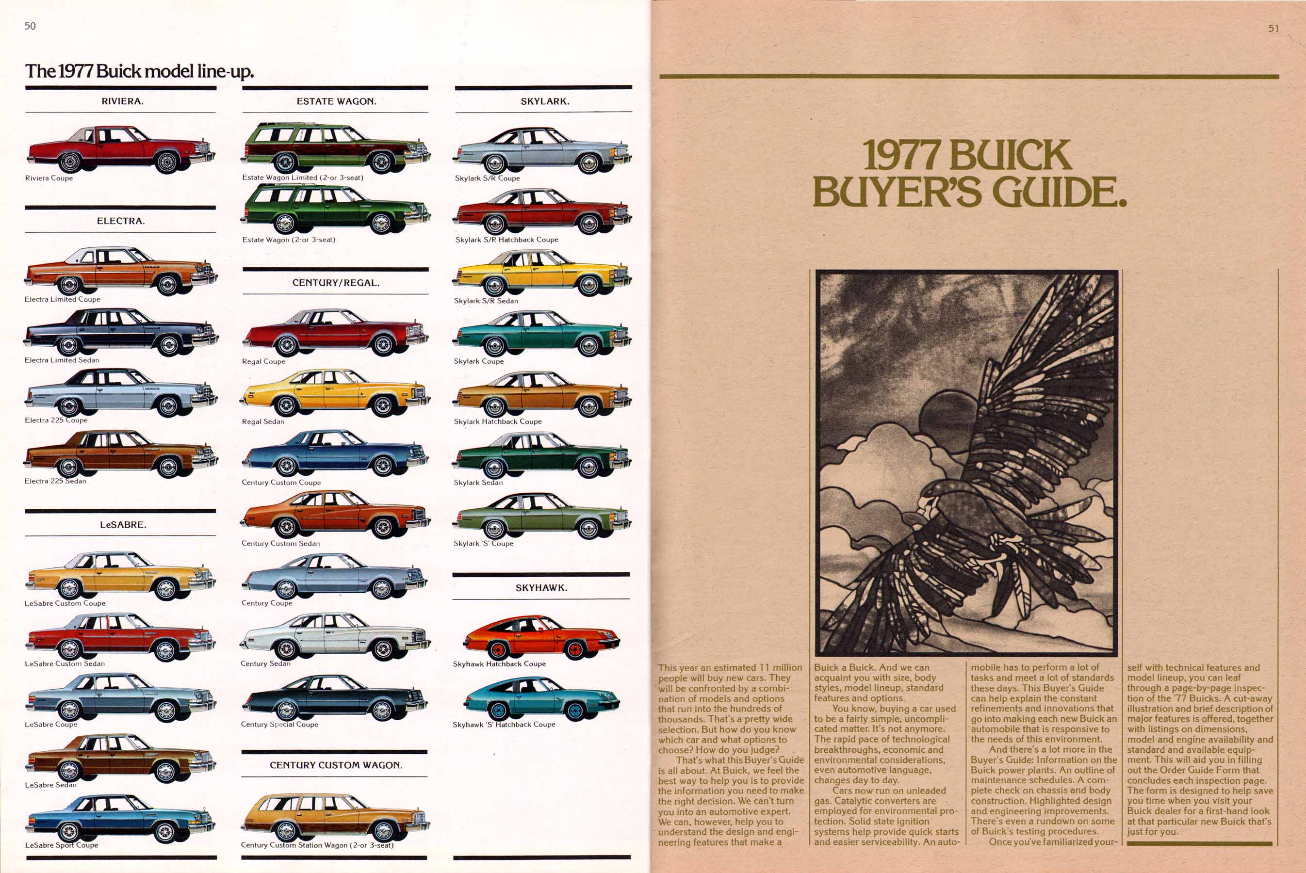 1977 Buick Full Line-50-51