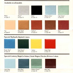 1978 Buick Exterior Colors Chart-02-03-04