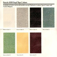 1978 Buick Exterior Colors Chart-05-06