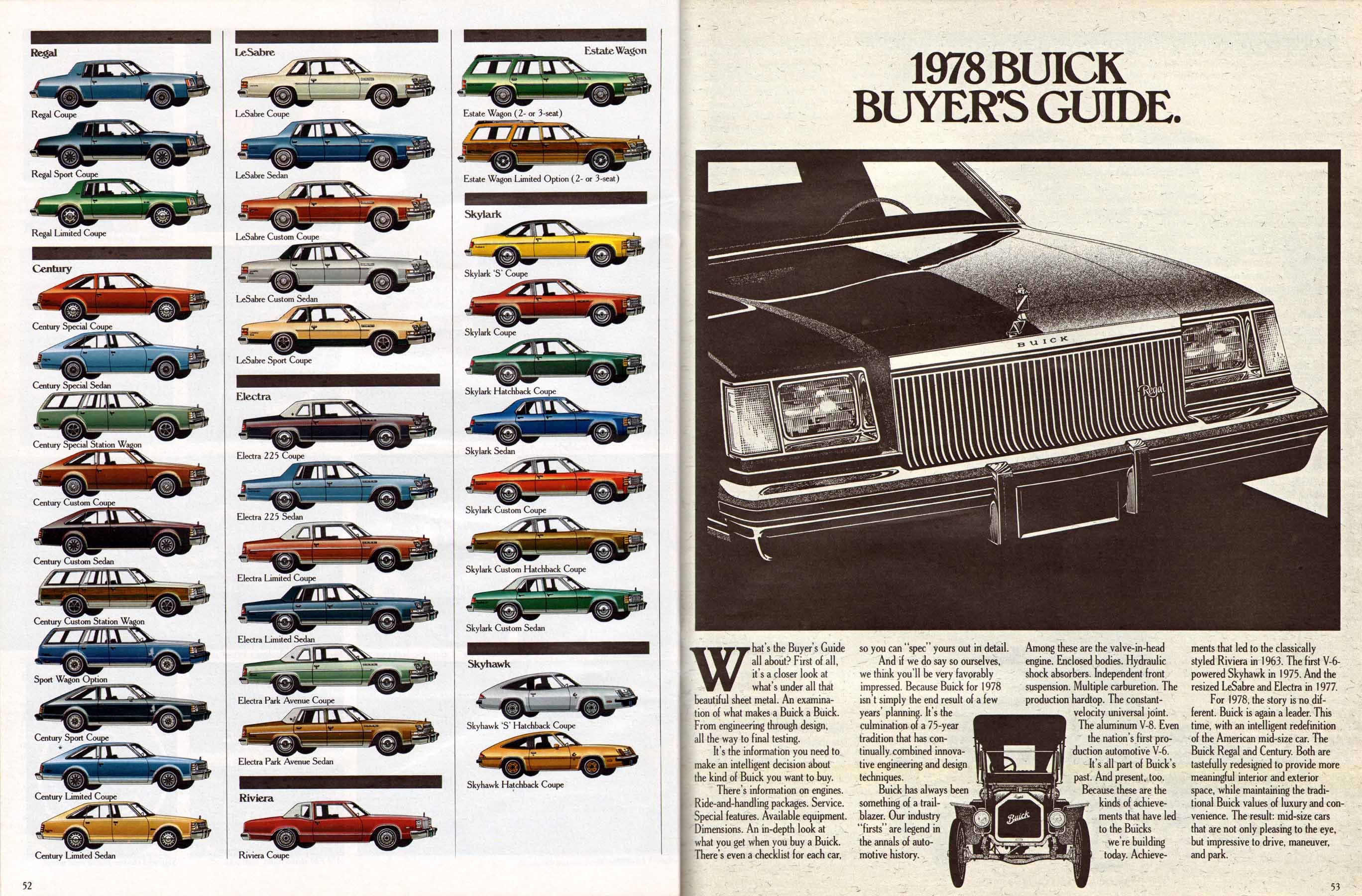 1978 Buick Full Line Prestige-52-53