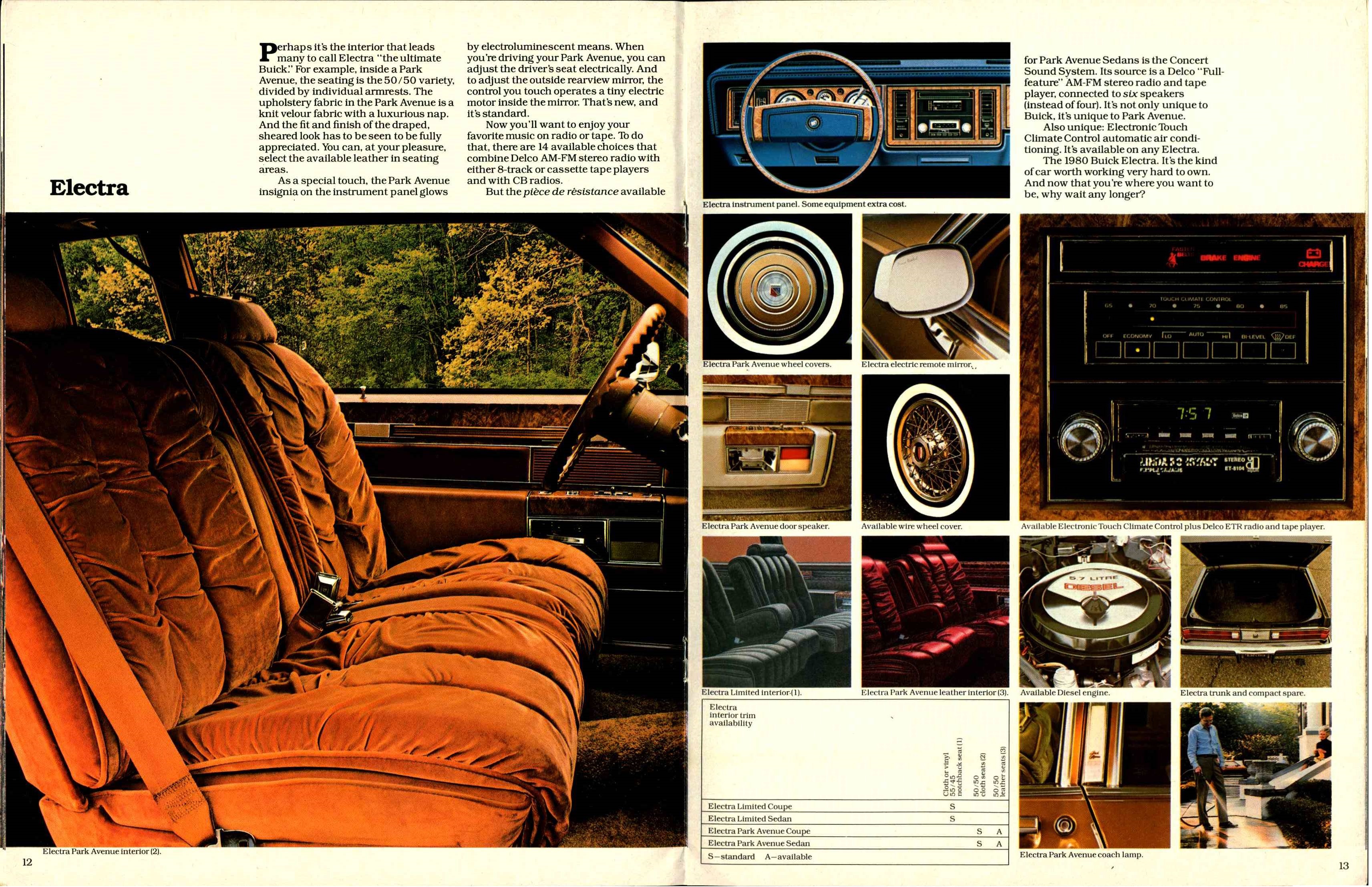 1980 Buick Full Size Brochure Canada 12-13