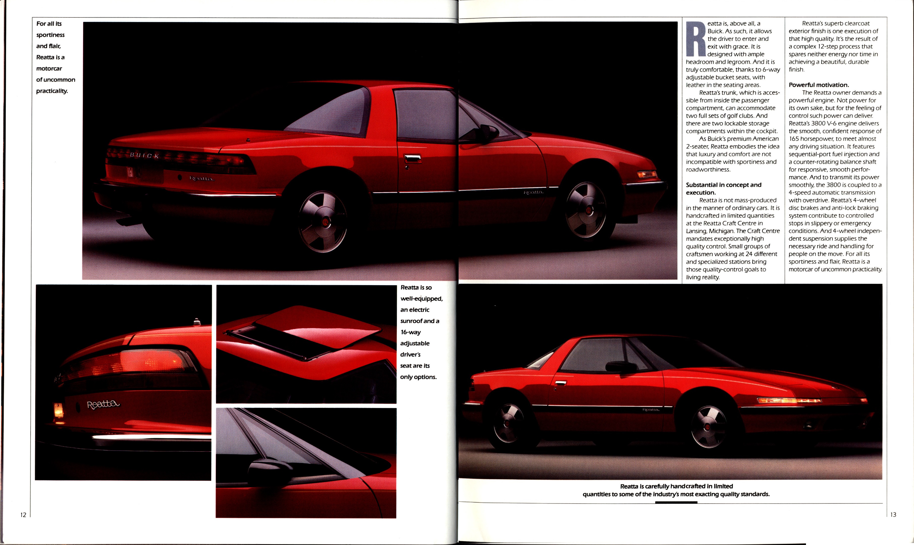 1989 Buick Full Line Prestige  Brochure 12-13