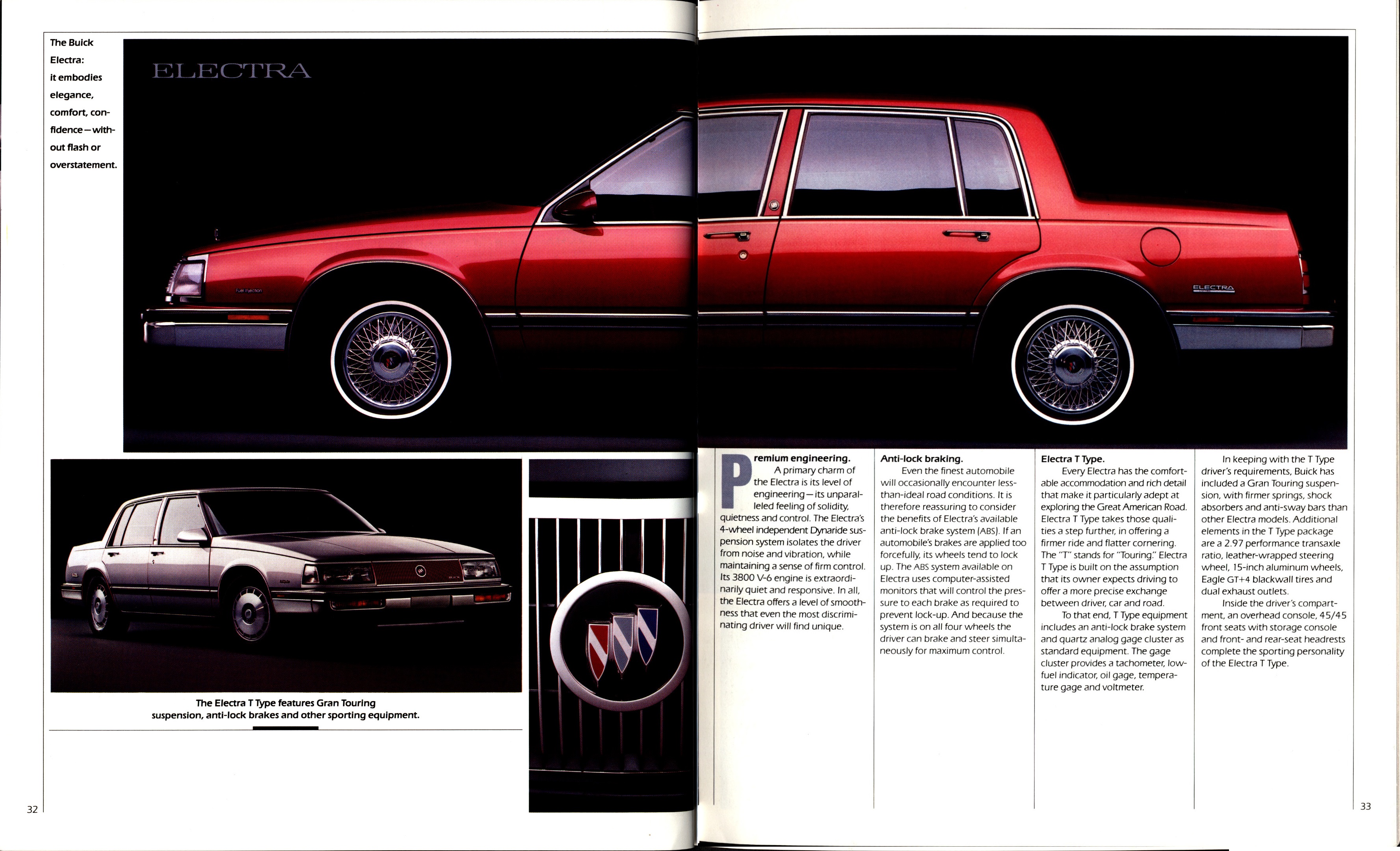 1989 Buick Full Line Prestige  Brochure 32-33