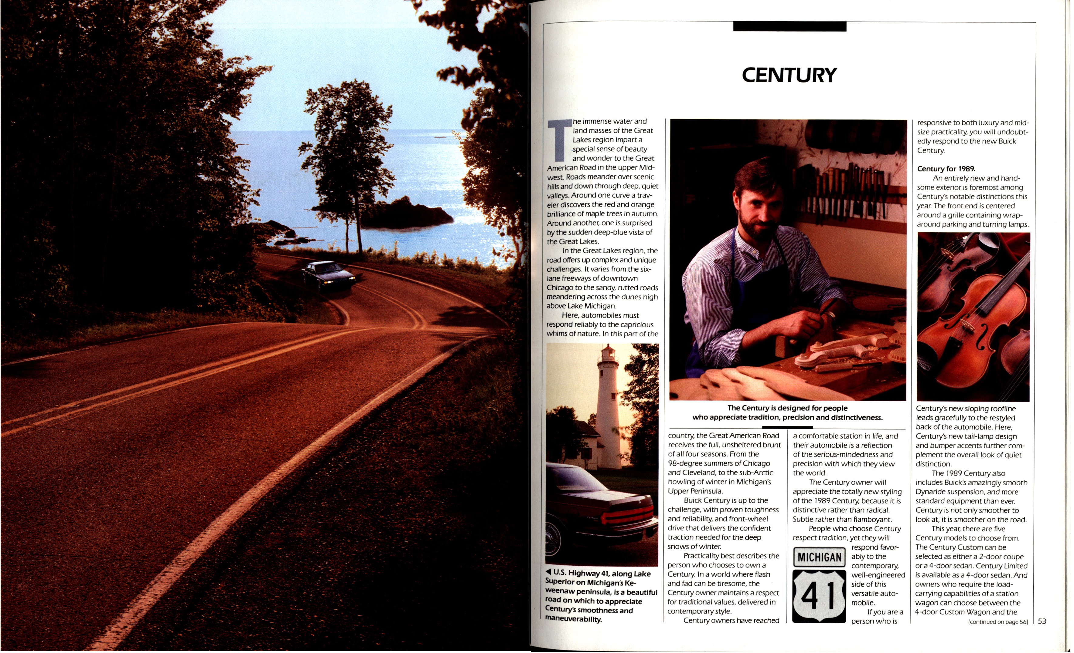 1989 Buick Full Line Prestige  Brochure 52-53