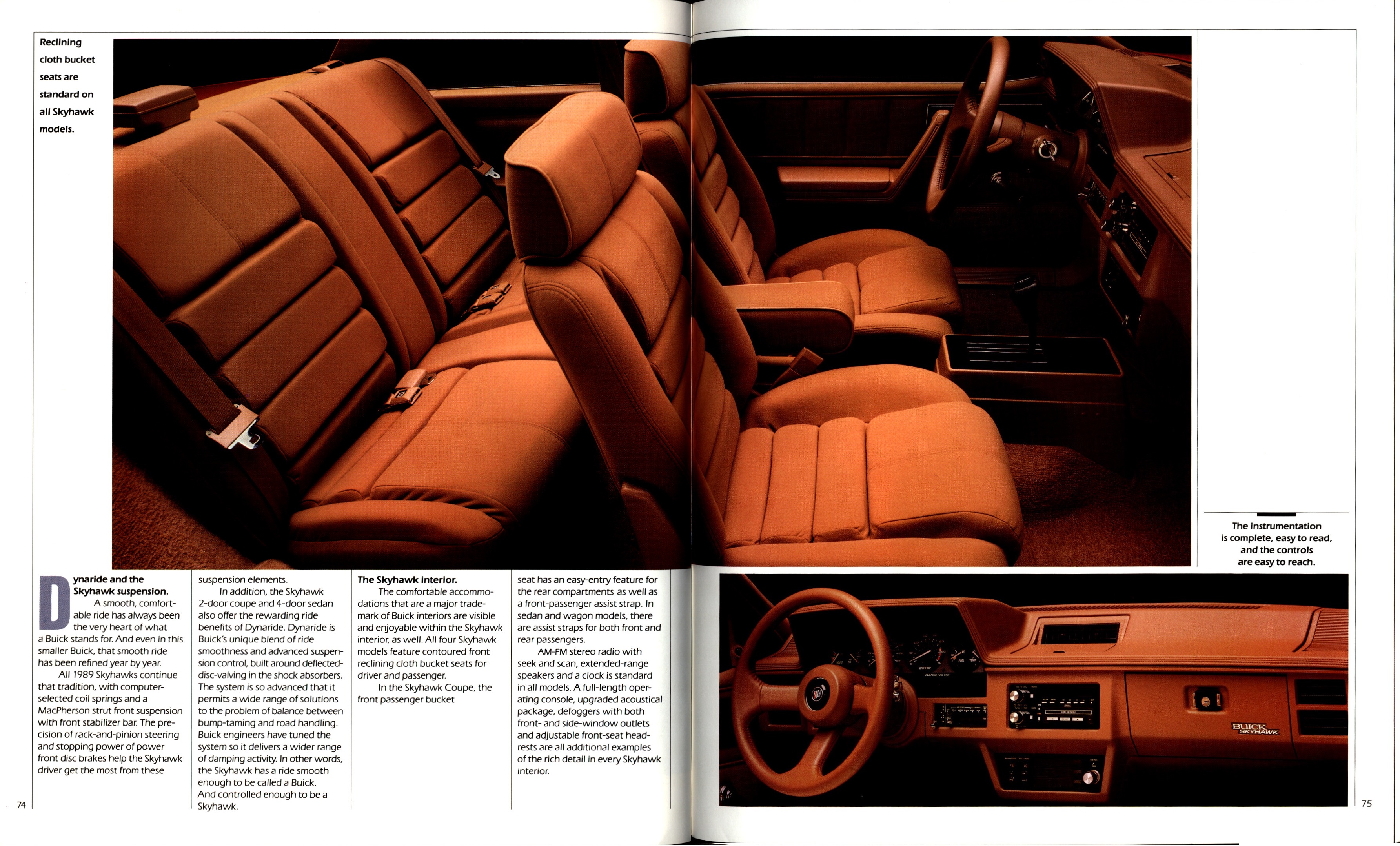 1989 Buick Full Line Prestige-74-75