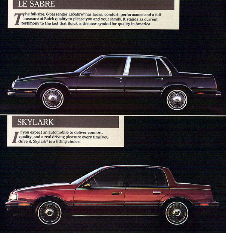 1991 Buick Dimensions Mailer with Disk-08