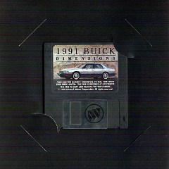 1991 Buick Dimensions Mailer with Disk-13