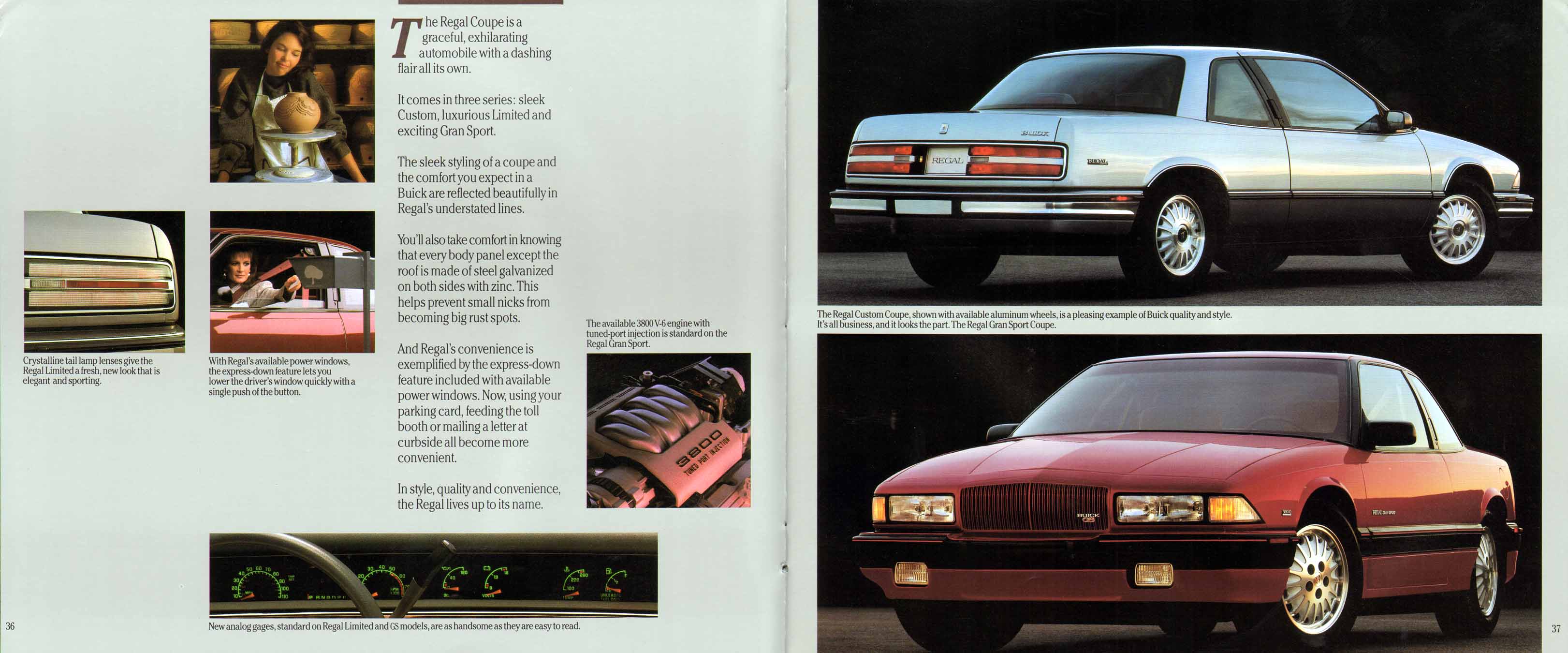 1991 Buick Full Line Prestige-38-39