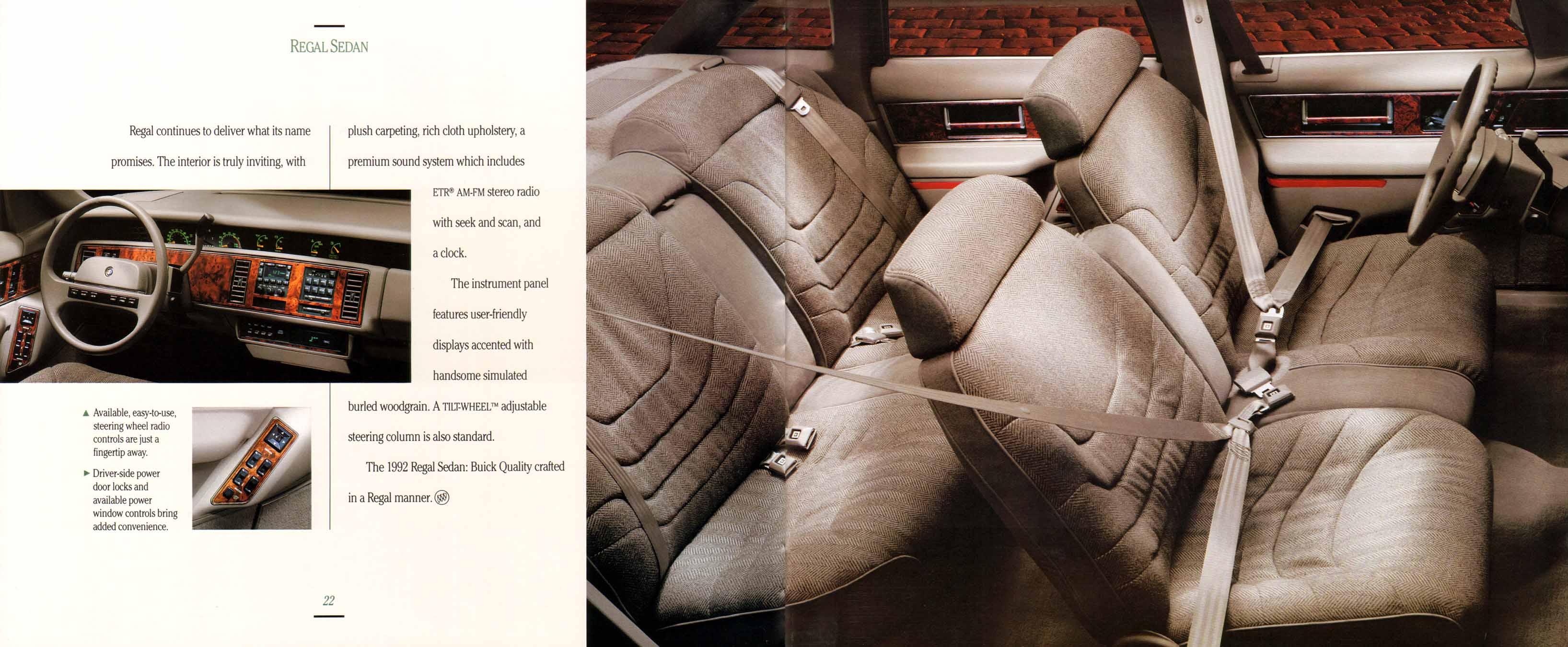 1992 Buick Full Line Prestige-22-23