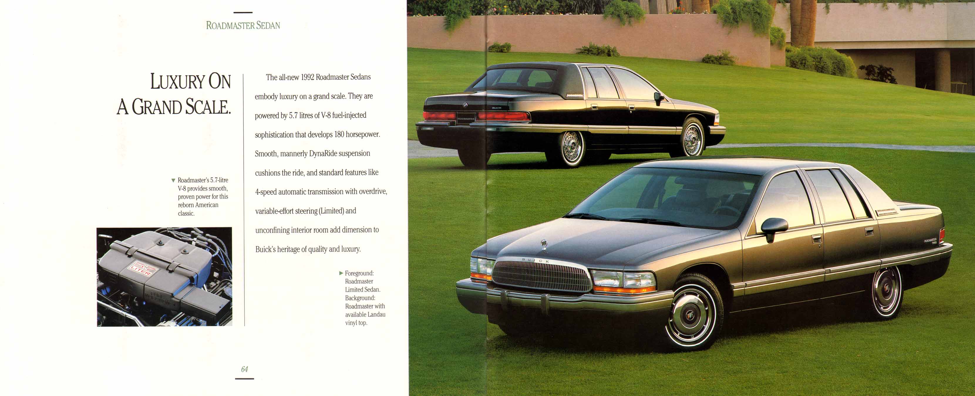 1992 Buick Full Line Prestige-64-65