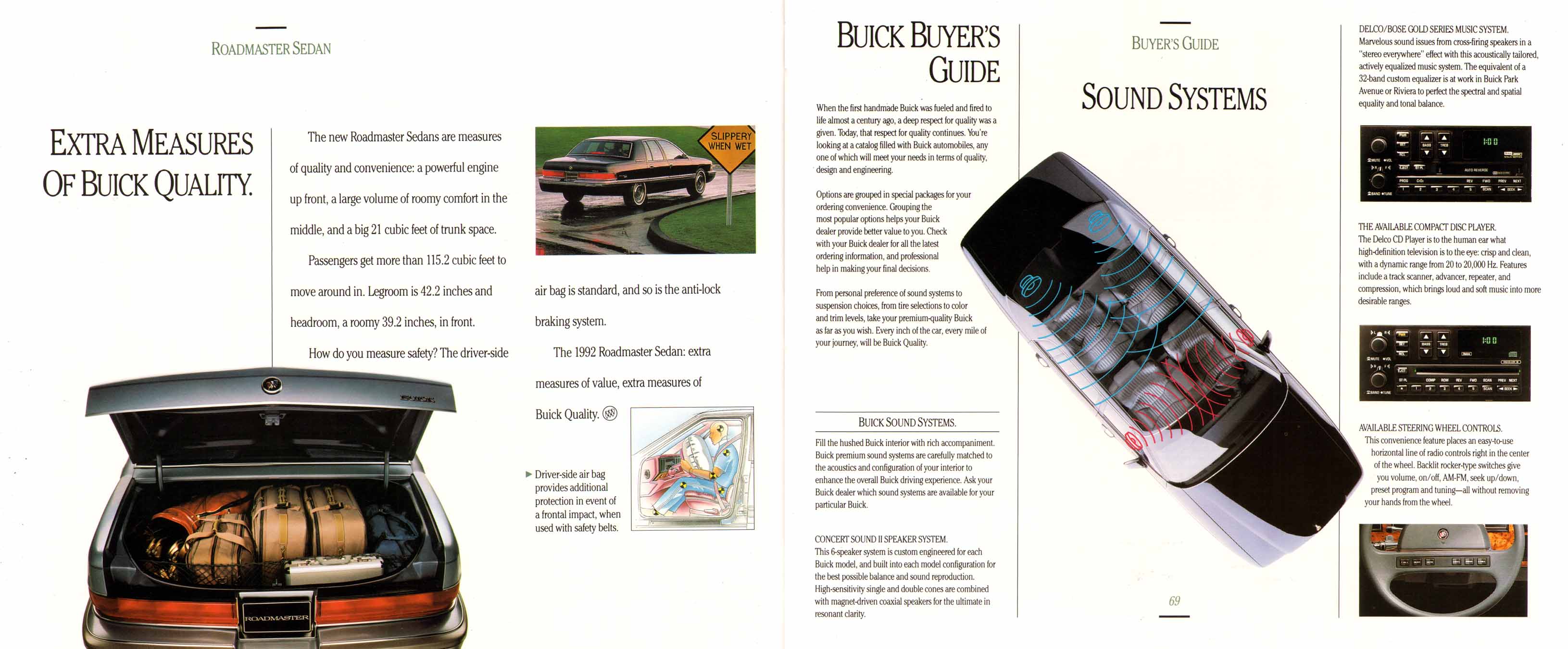 1992 Buick Full Line Prestige-68-69