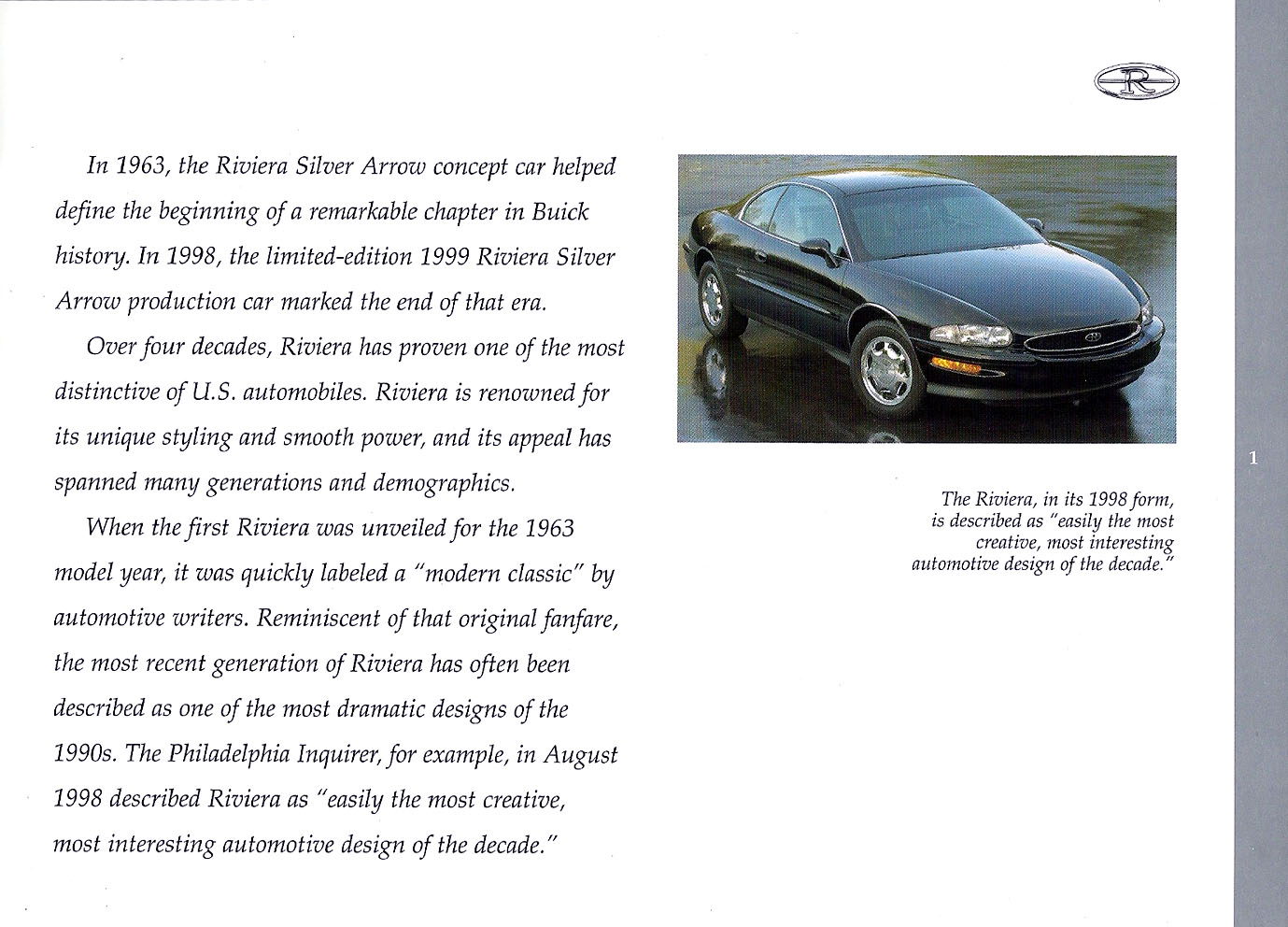 1999 Buick Riviera Silver Arrow-01