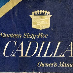 1965_Cadillac_Owners_Manual