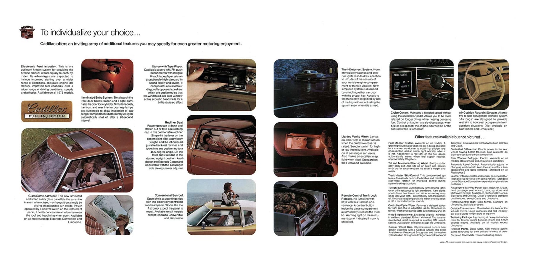 1975 Cadillac Prestige Brochure 24-25