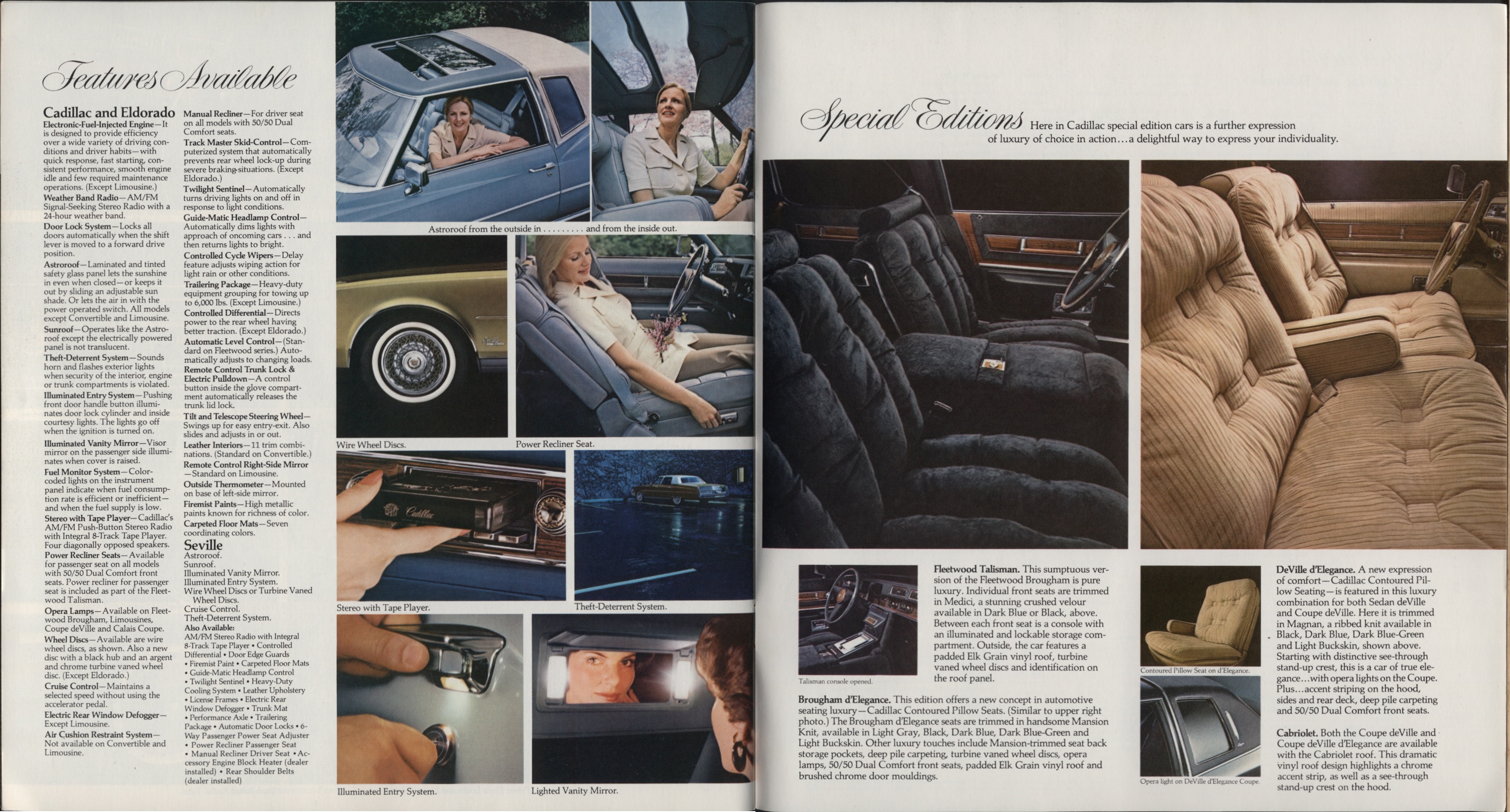 1976 Cadillac Full Line Brochure 24-25