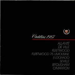 1987 Cadillac Full Line Prestige Brochure 00