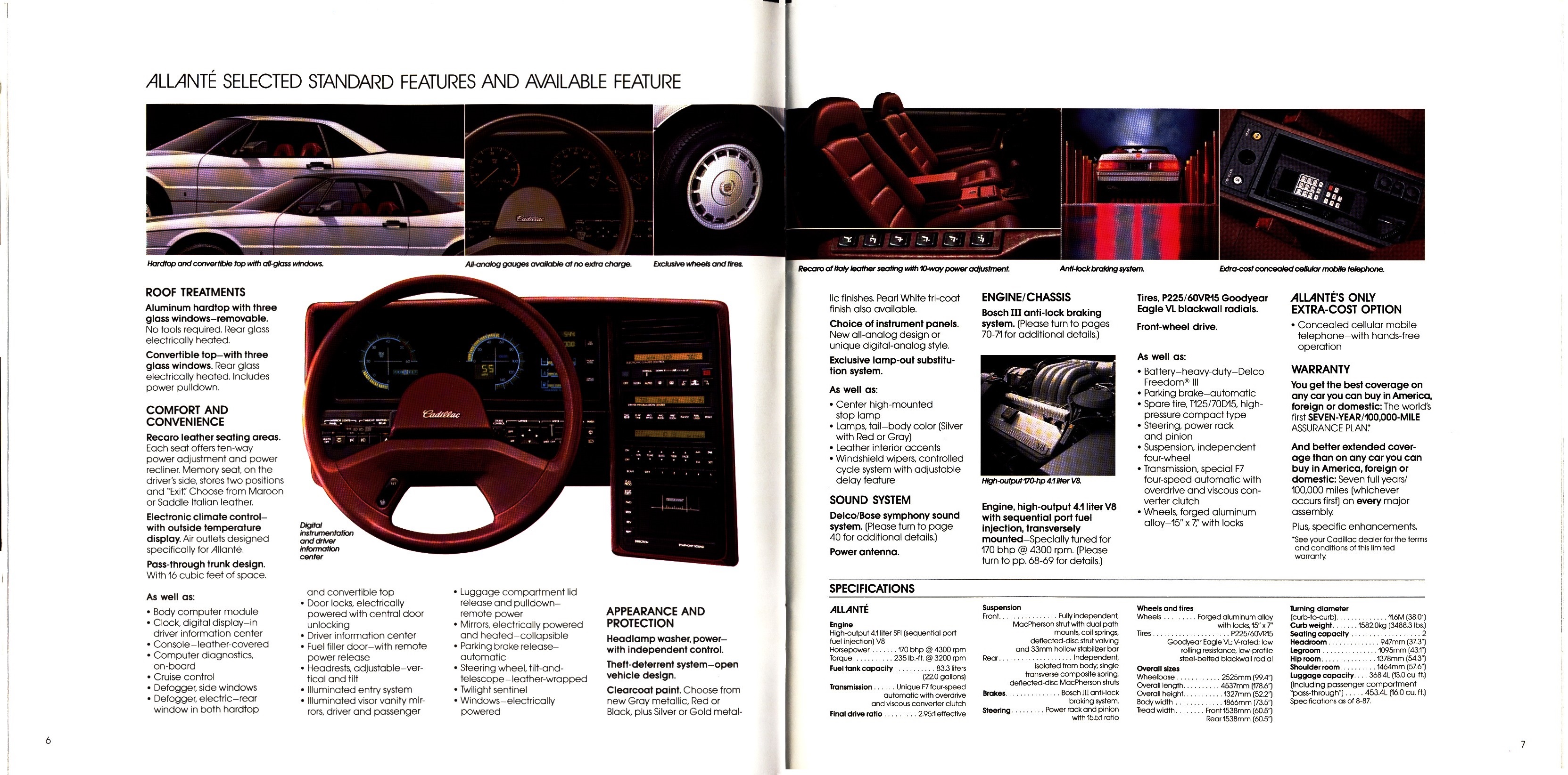 1988 Cadillac Full Line Prestige Brochure 06-07