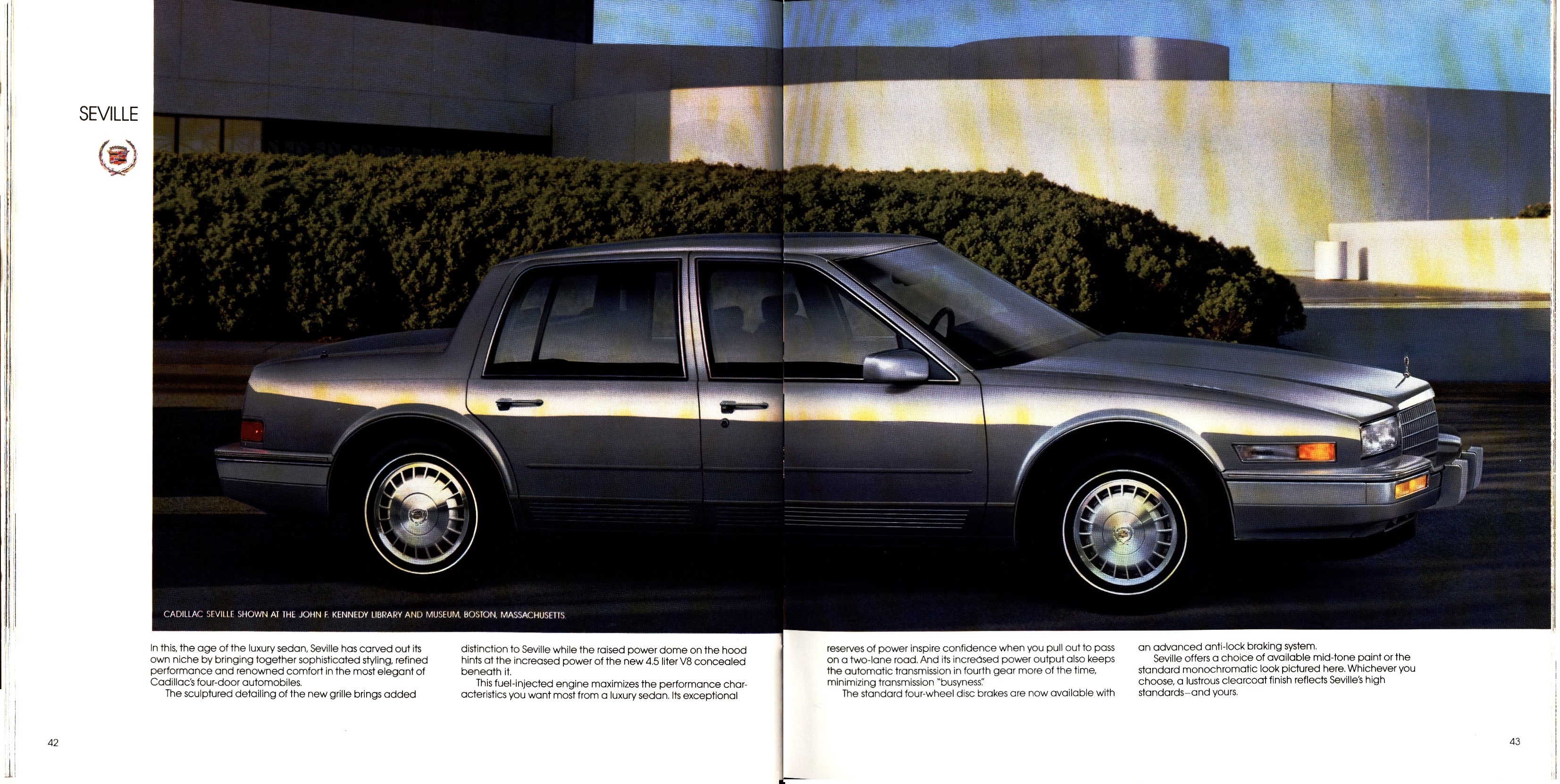1988 Cadillac Full Line Prestige Brochure 42-43
