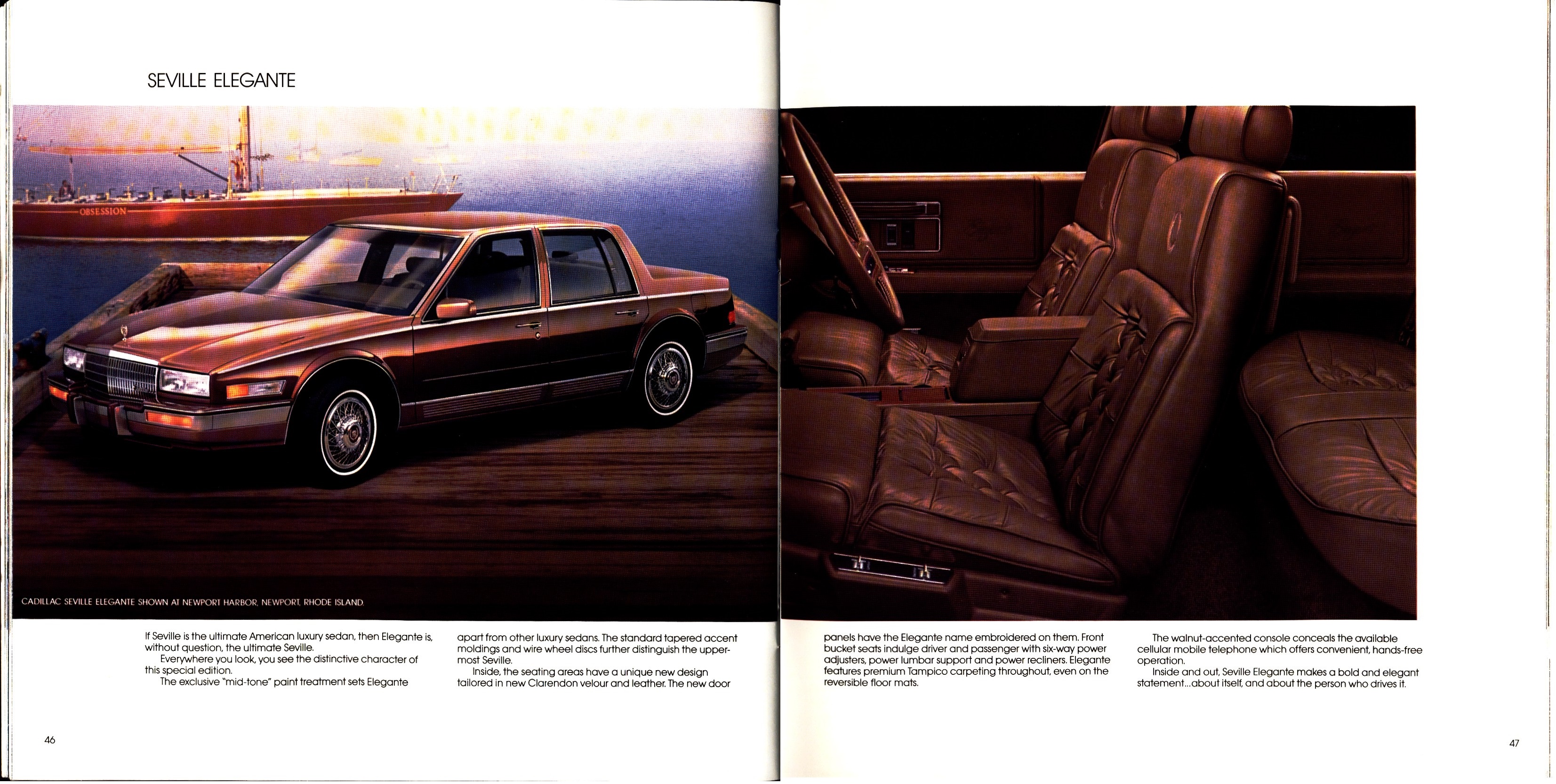 1988 Cadillac Full Line Prestige Brochure 46-47