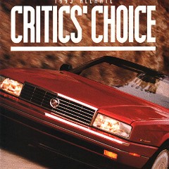 1993-Cadillac-Allante-Critics-Choice-Brochure