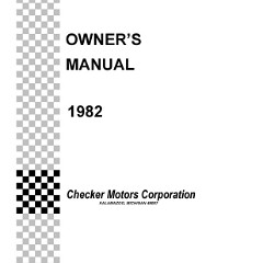 1982_Checker_Owners_Manual